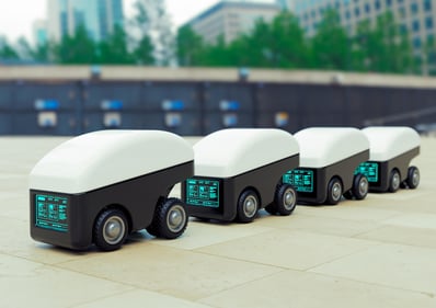 intelligent automaton vehicle for the delivery of food and products